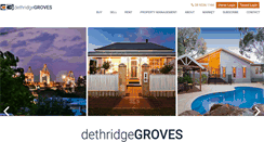 Desktop Screenshot of dethridgegroves.com.au